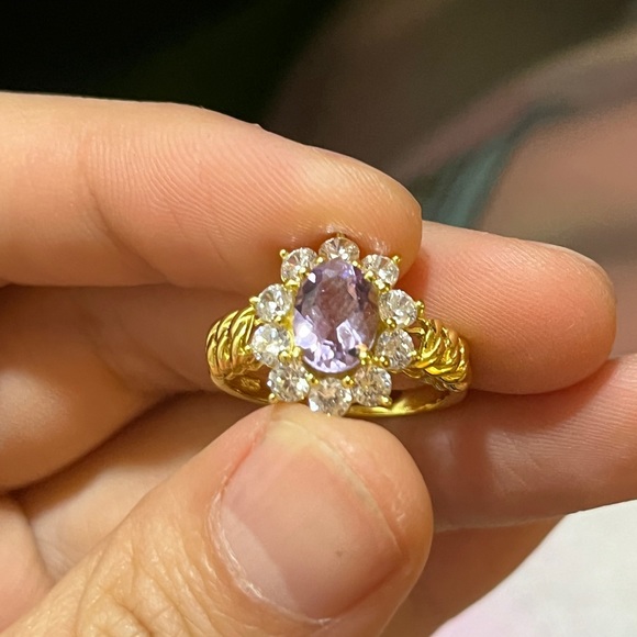 amethyst ring silver ring National stone - Picture 5 of 8